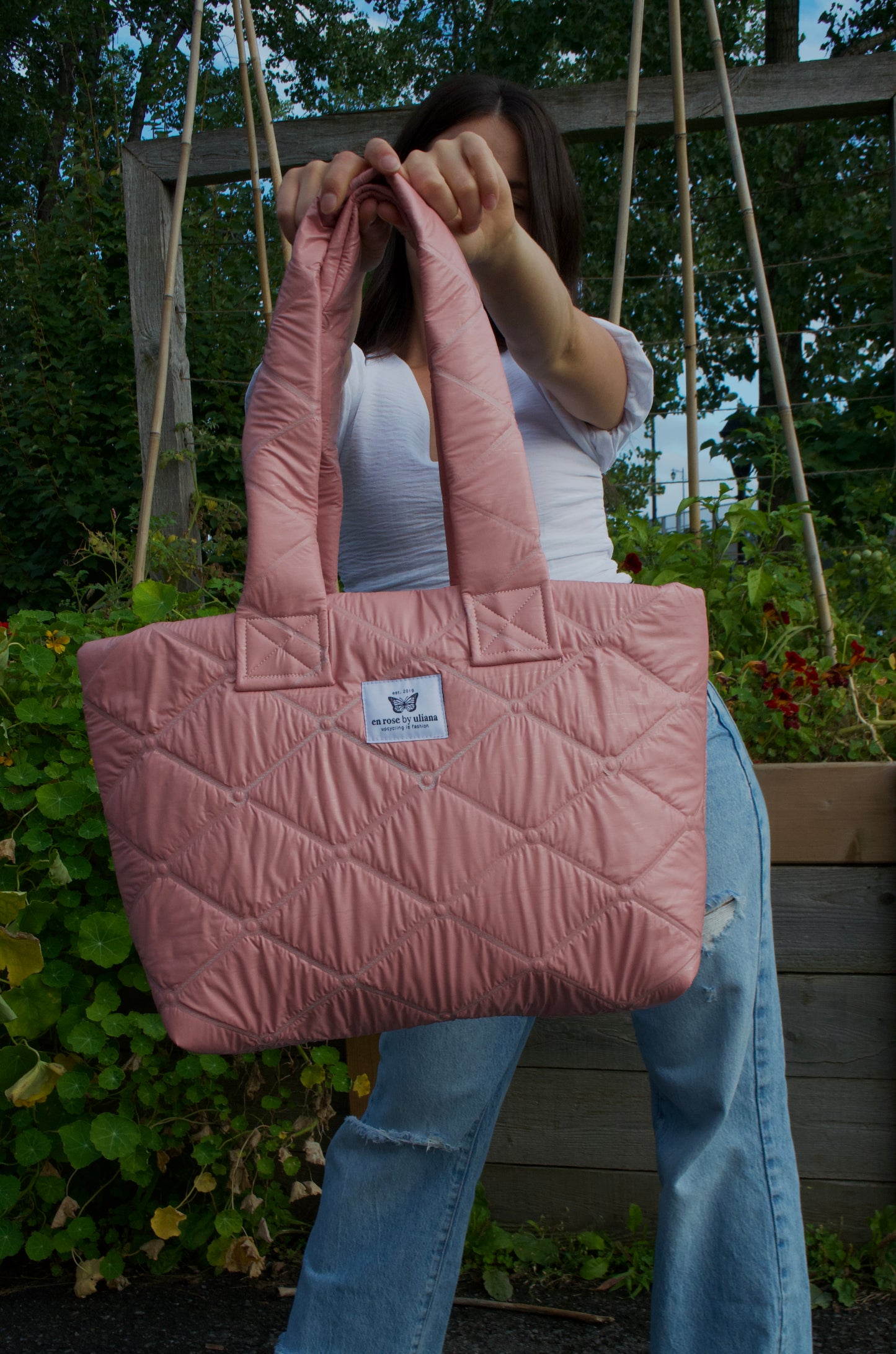 Baby Pink Puffy Bag
