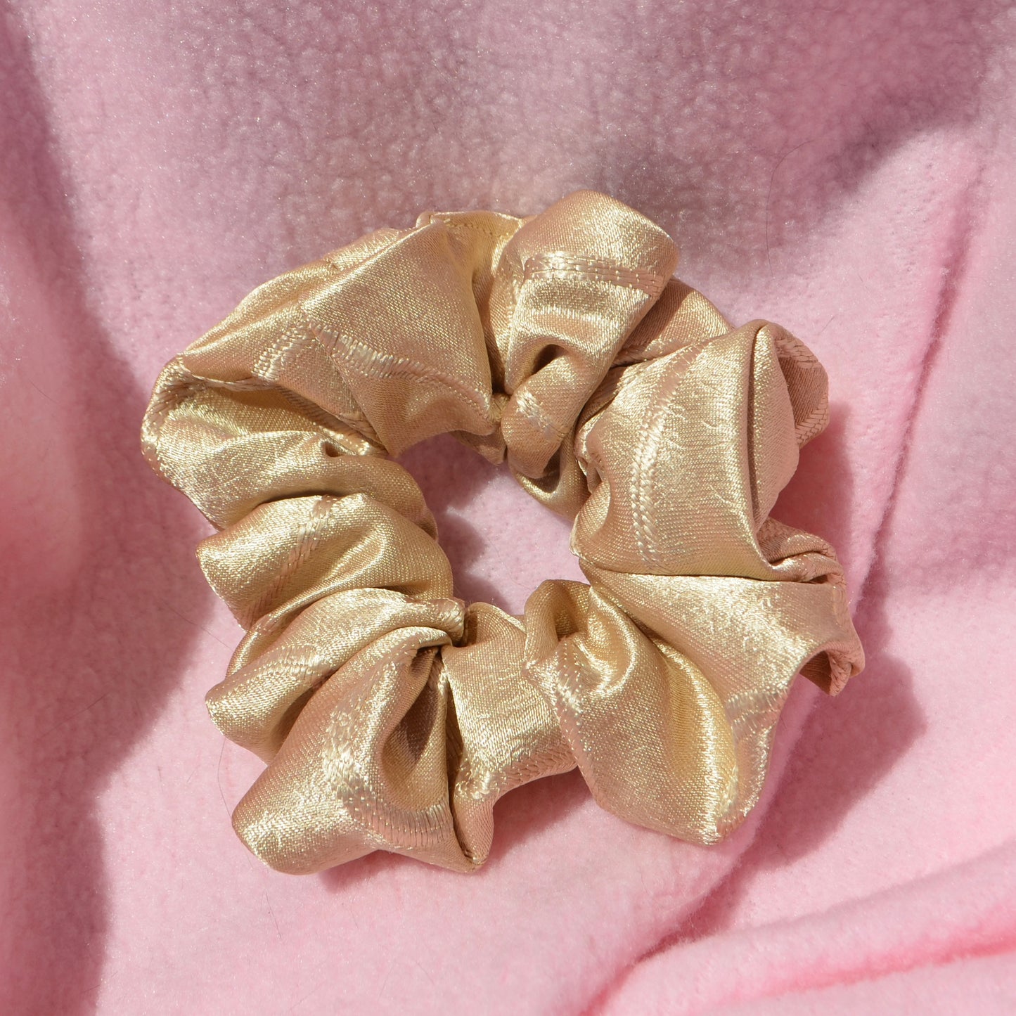 Gold Medium Scrunchie