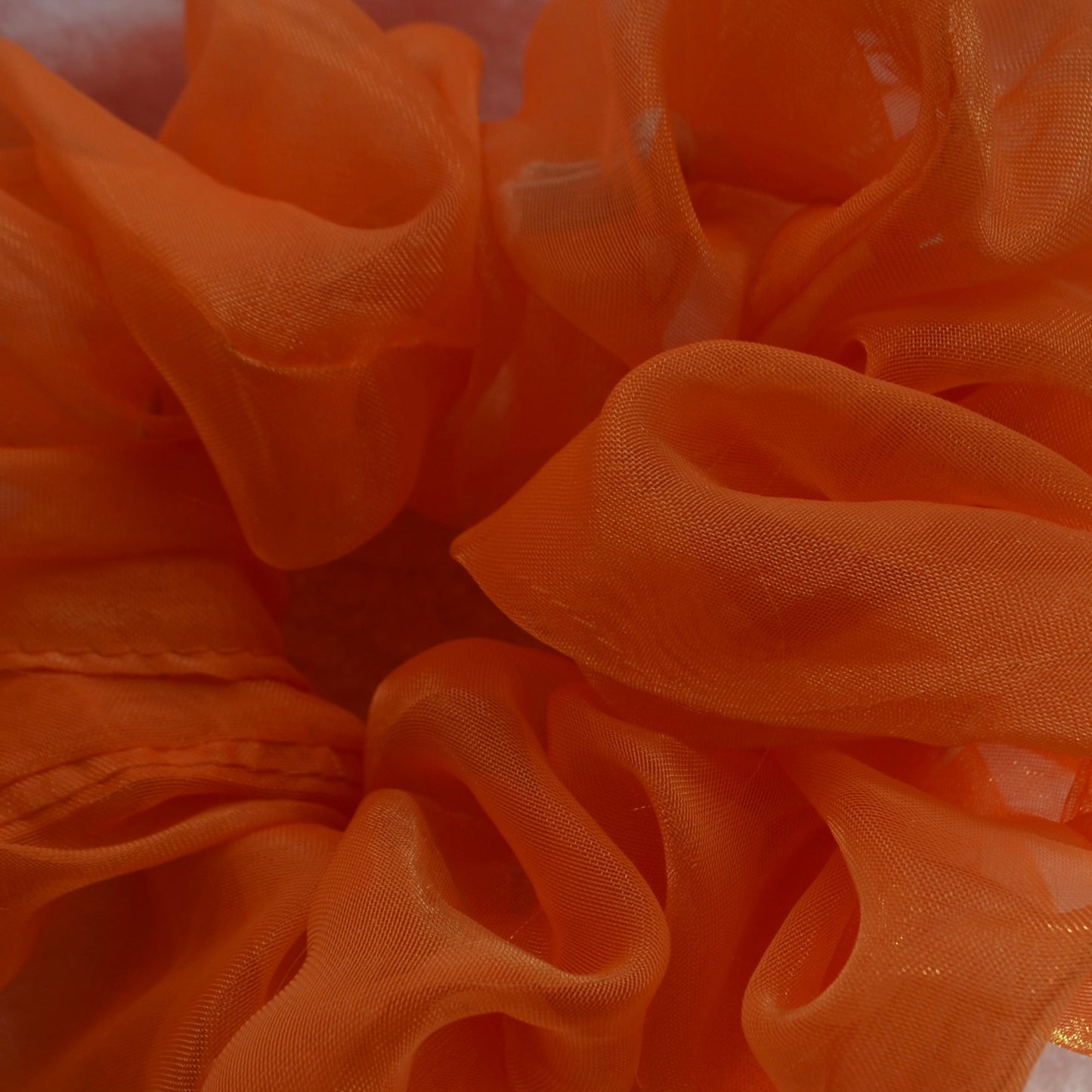 Flowy Orange X-Large Scrunchie