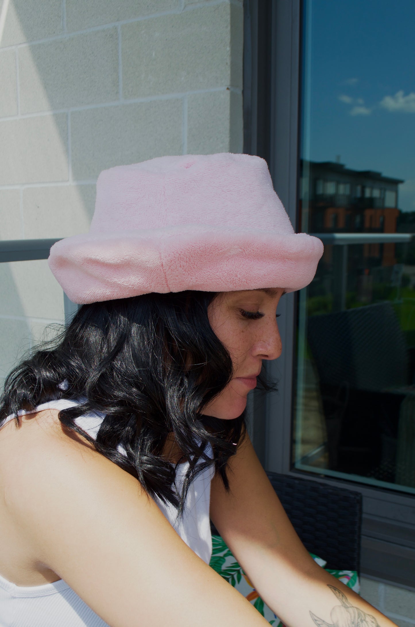 X-Large Smushy Pink Bucket Hat