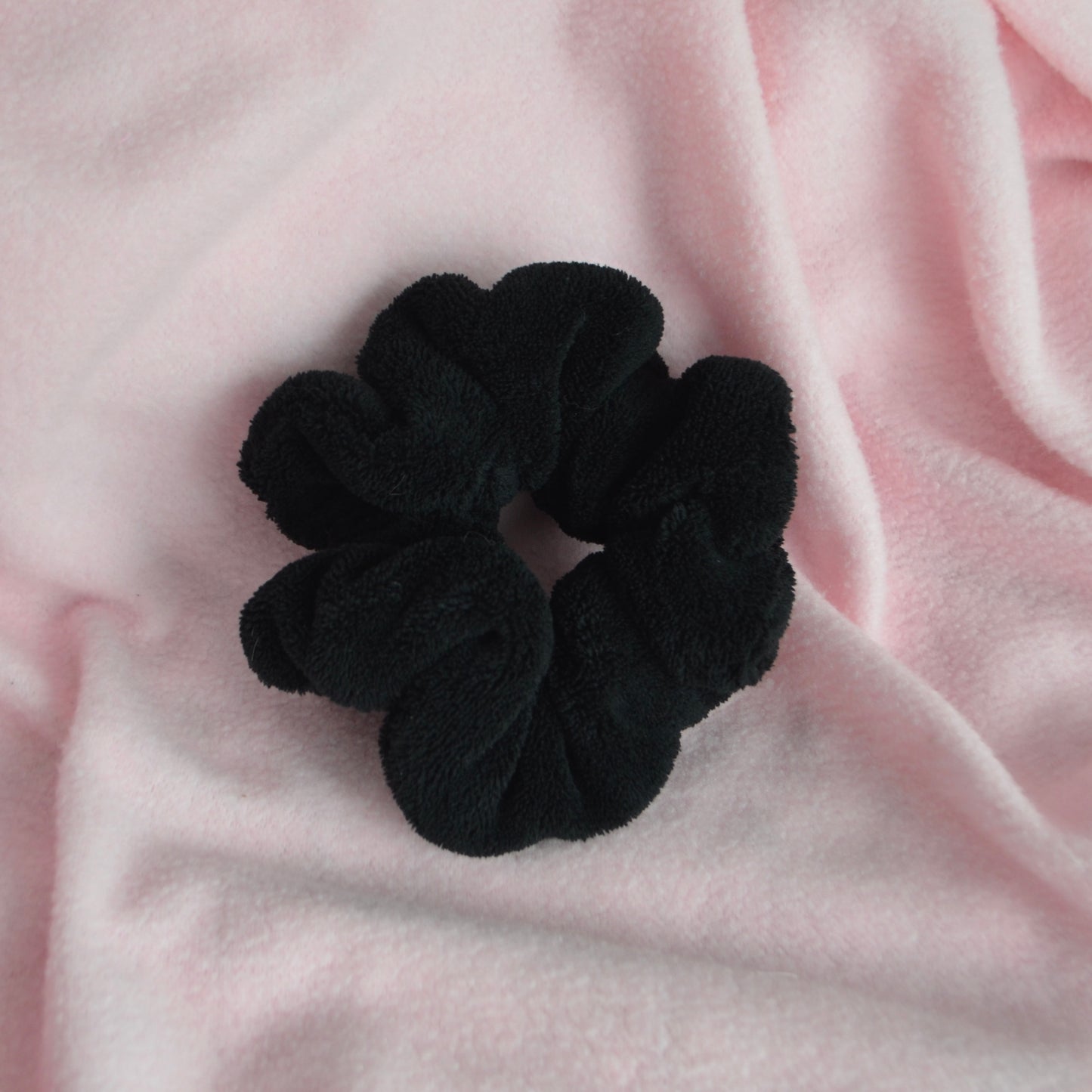 Black Comfy Large Scrunchie