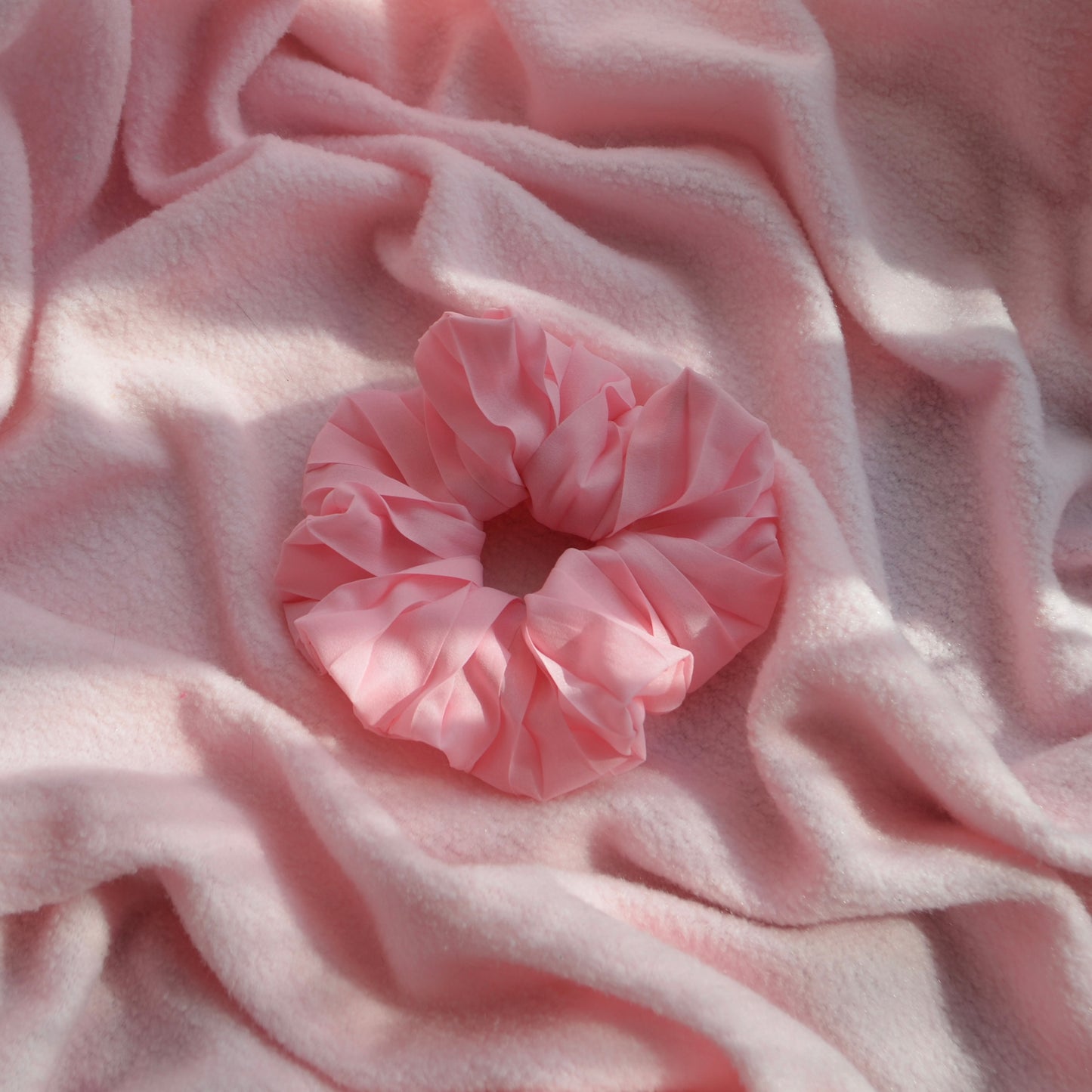 Pink Lines Medium Scrunchie