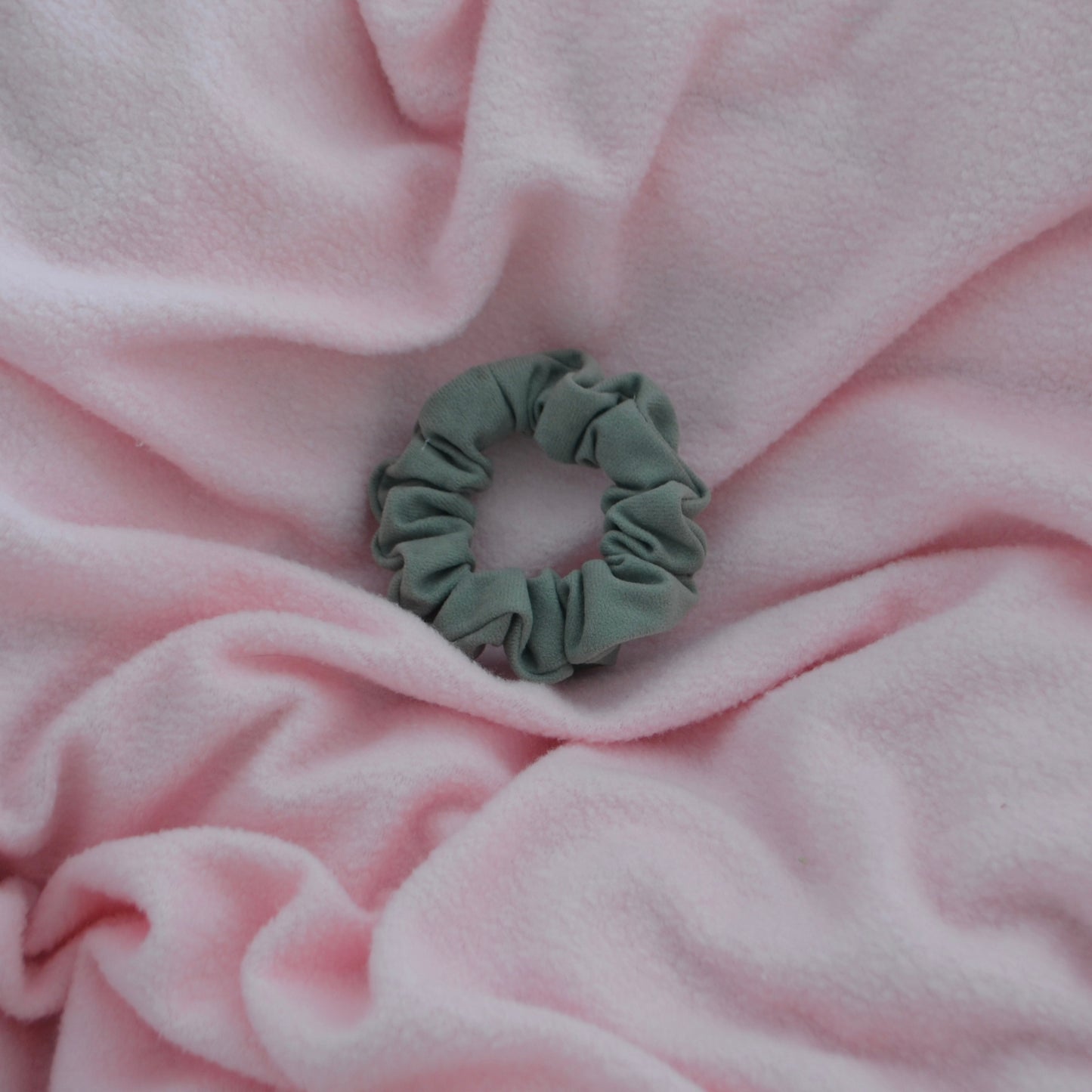 Kaki Pastel Small Scrunchie