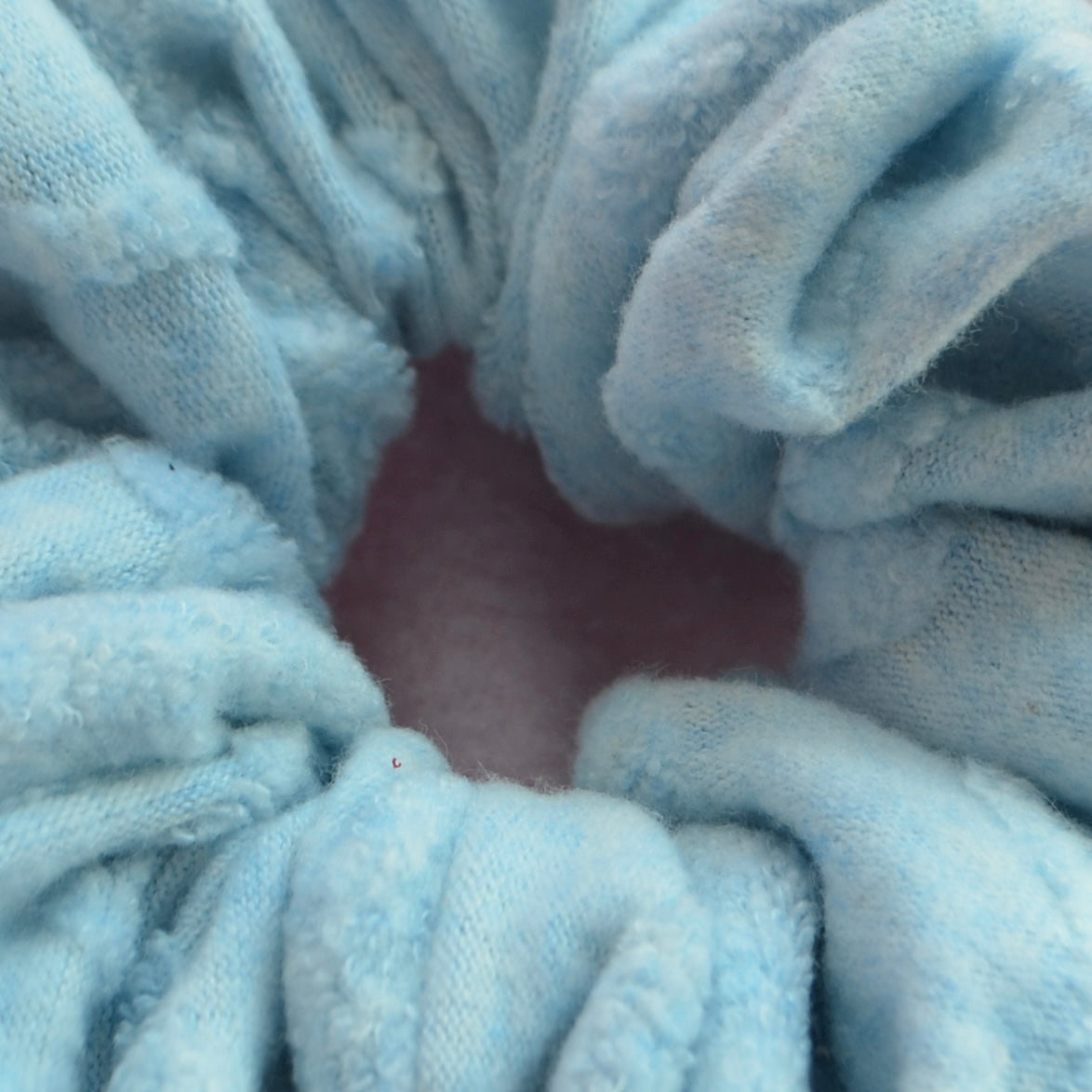 Blue Smush Medium Scrunchie