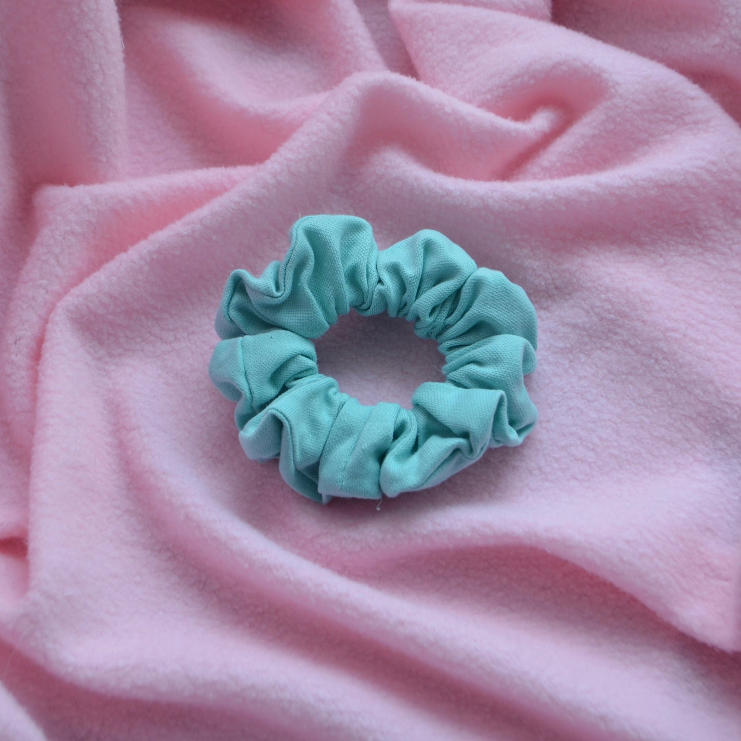 Turquoise Medium Scrunchie