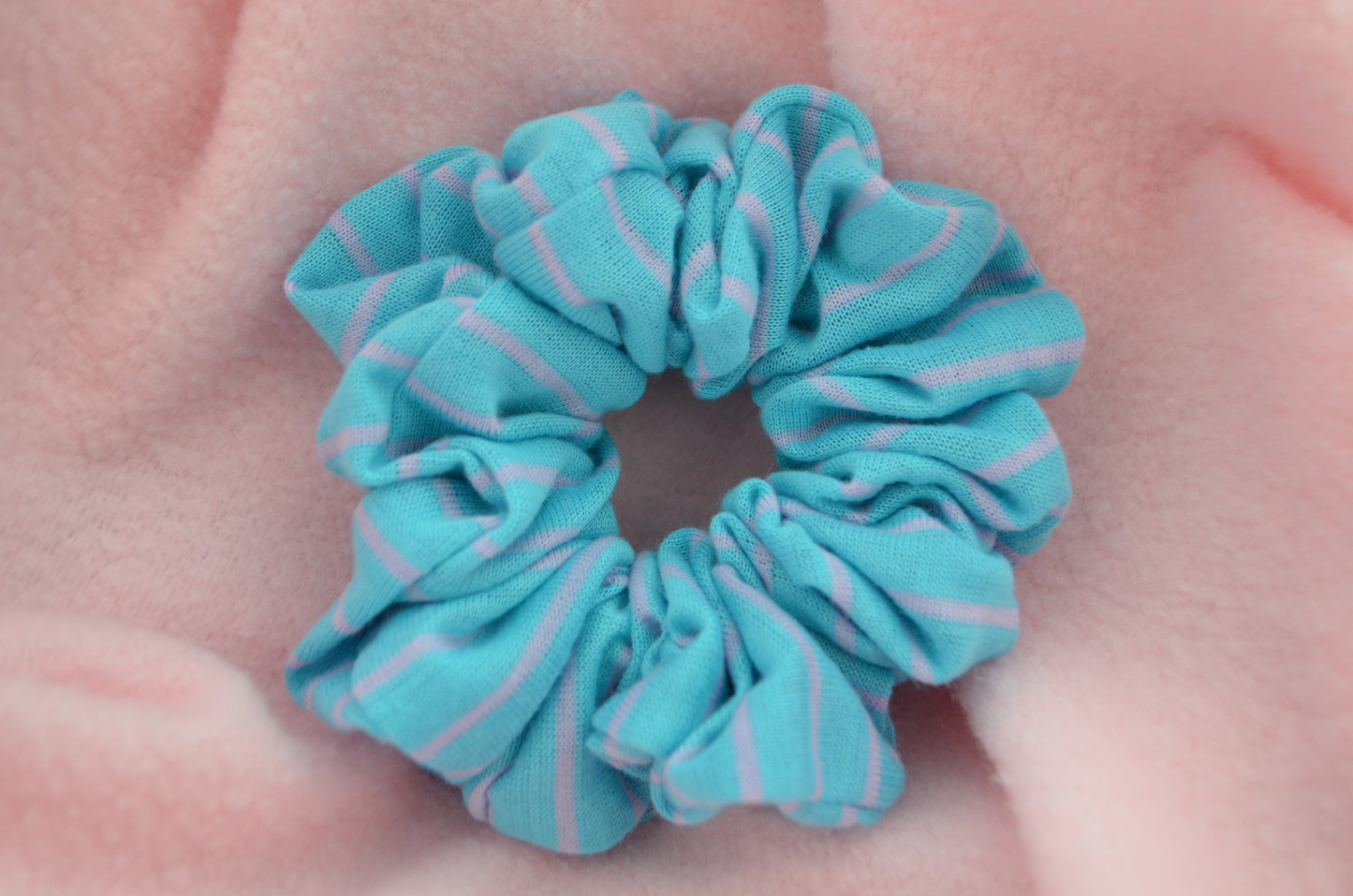 Blue Lolipop Medium Scrunchie