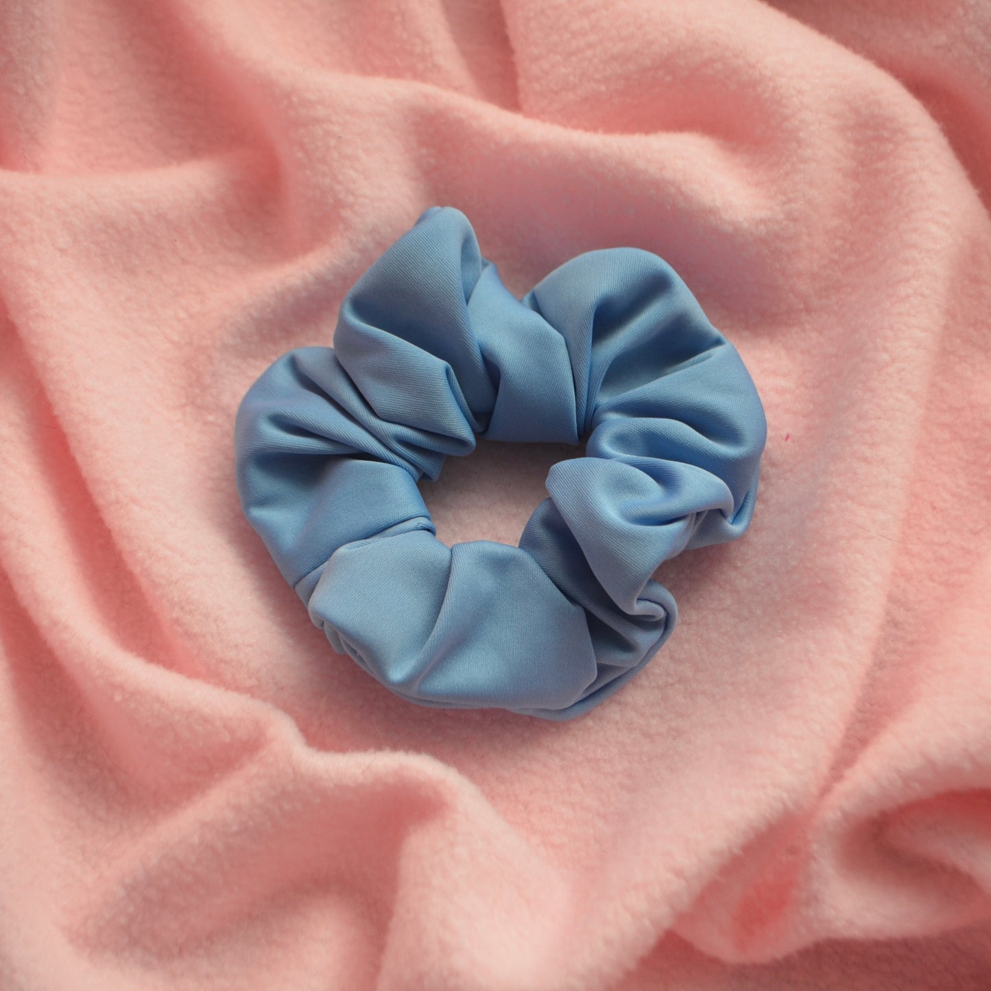 Blue Medium Scrunchie